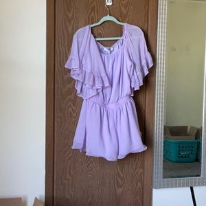 Purple romper